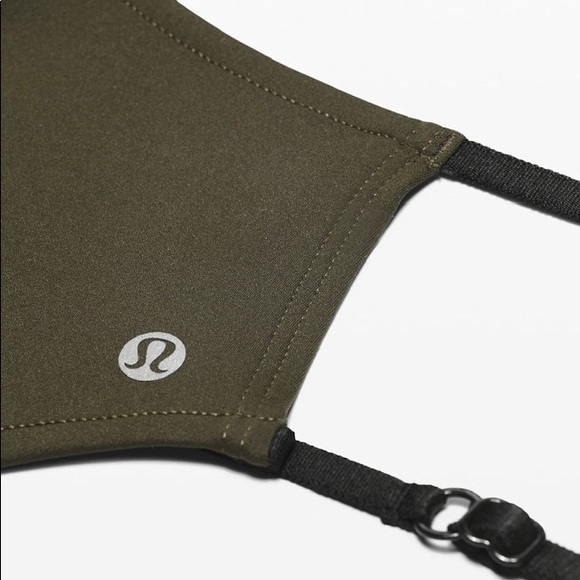 lululemon Double strap face mask Dark Oliver - Picture 5 of 6